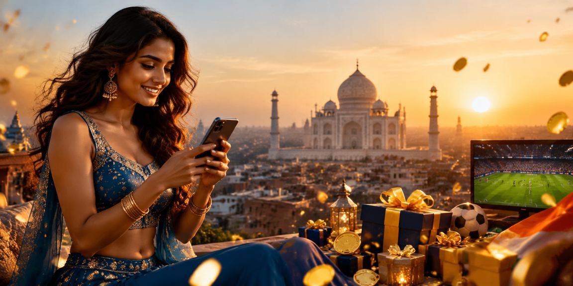 Indian user logging in on mobile casino platform